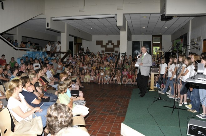 Begrüßung der neuen Fünftklässler im Jahr 2009 