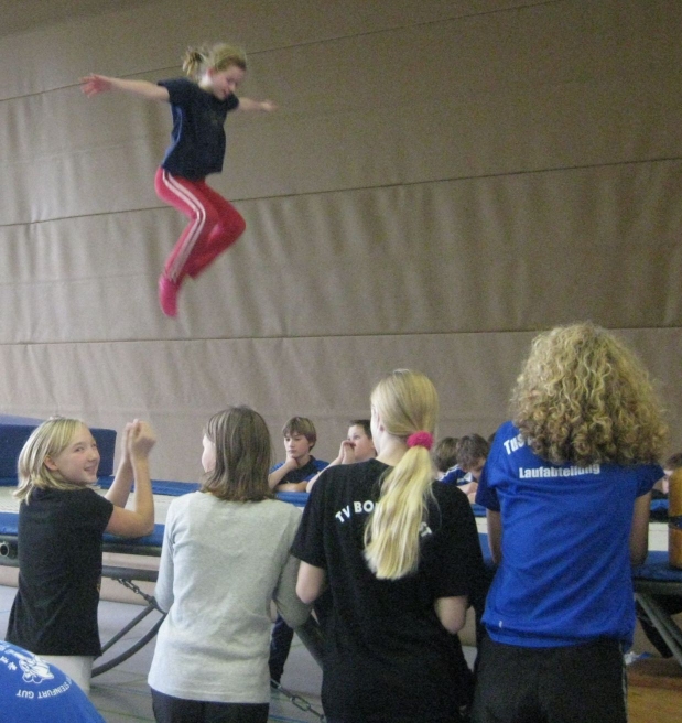 Die Schülerinnen und Schüler der jetzigen Klasse 8d freuen sich schon auf die Trainingsstunden