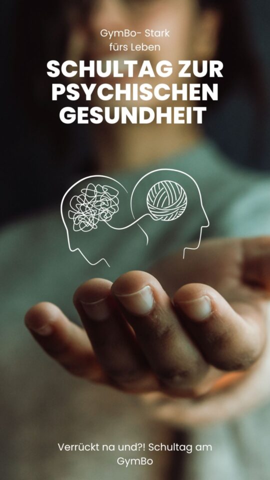 Mutig über mentale Gesundheit sprechen- das lernten die Schüler:innen der Klasse 8b beim heutigen Schultag "Verrückt na und?!"